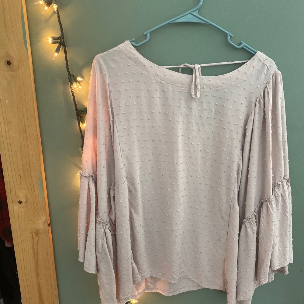 Maurices flutter sleeve blouse